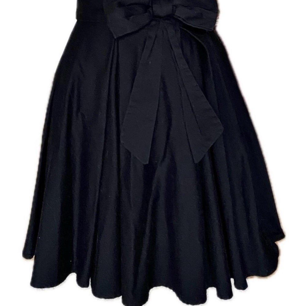 NWT Pinup Couture Black Knee-Length Fit and Flare with Tie Front Size XL